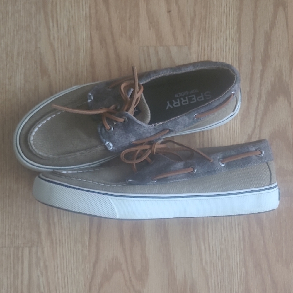 Sperry Men's Brown and Gray Boat Shoes